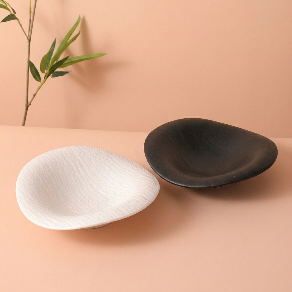 Elegant Irregular Ceramic Bowl