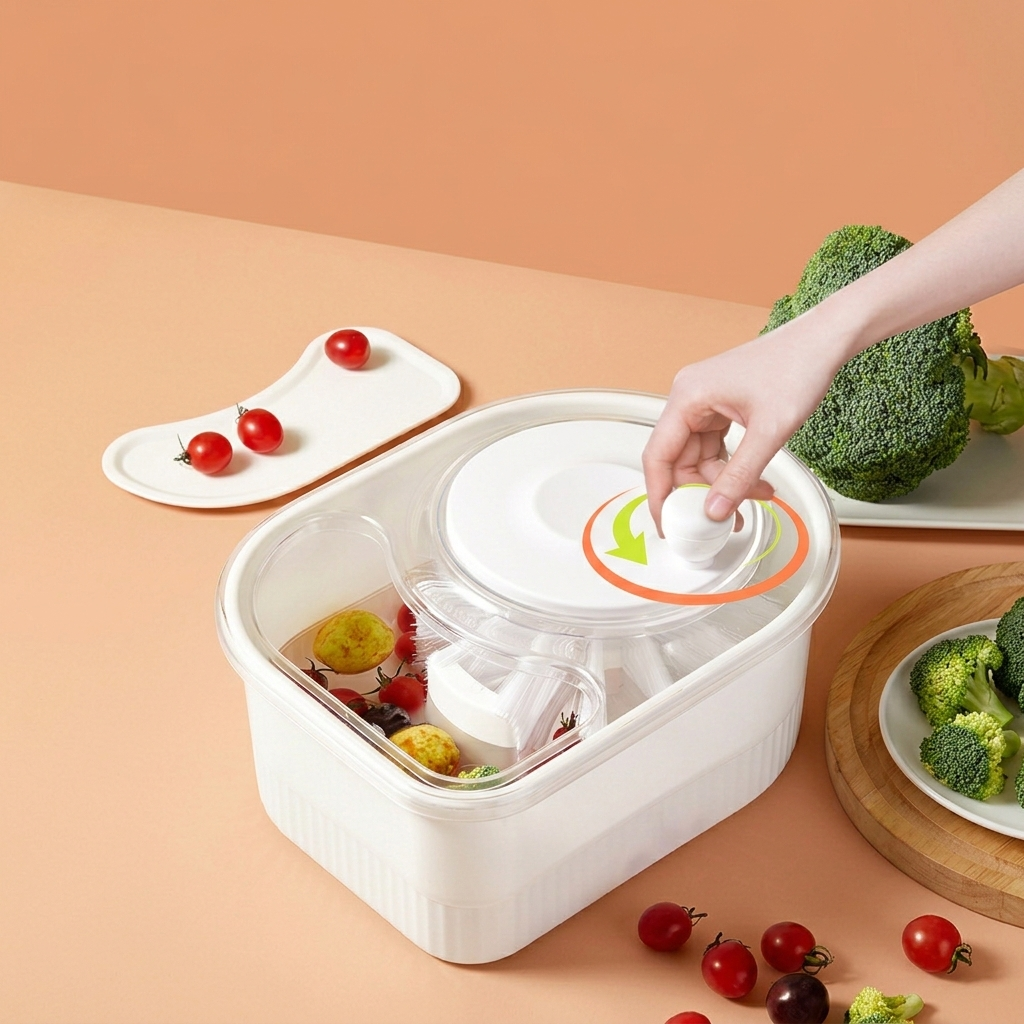 Portable Fruit & Vegetable Washing Basket