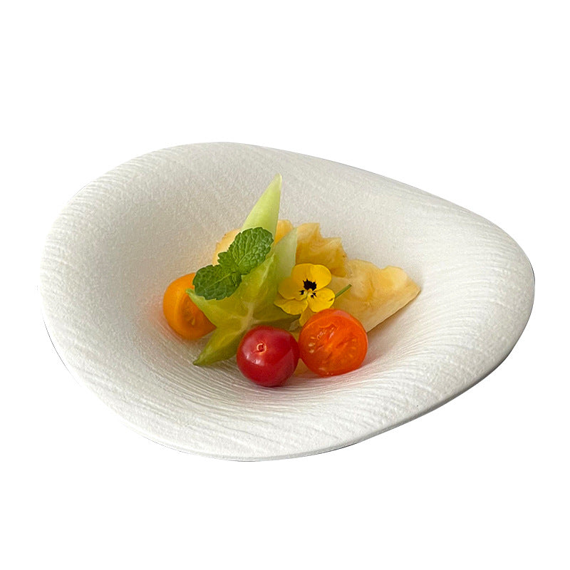 Elegant Irregular Ceramic Bowl