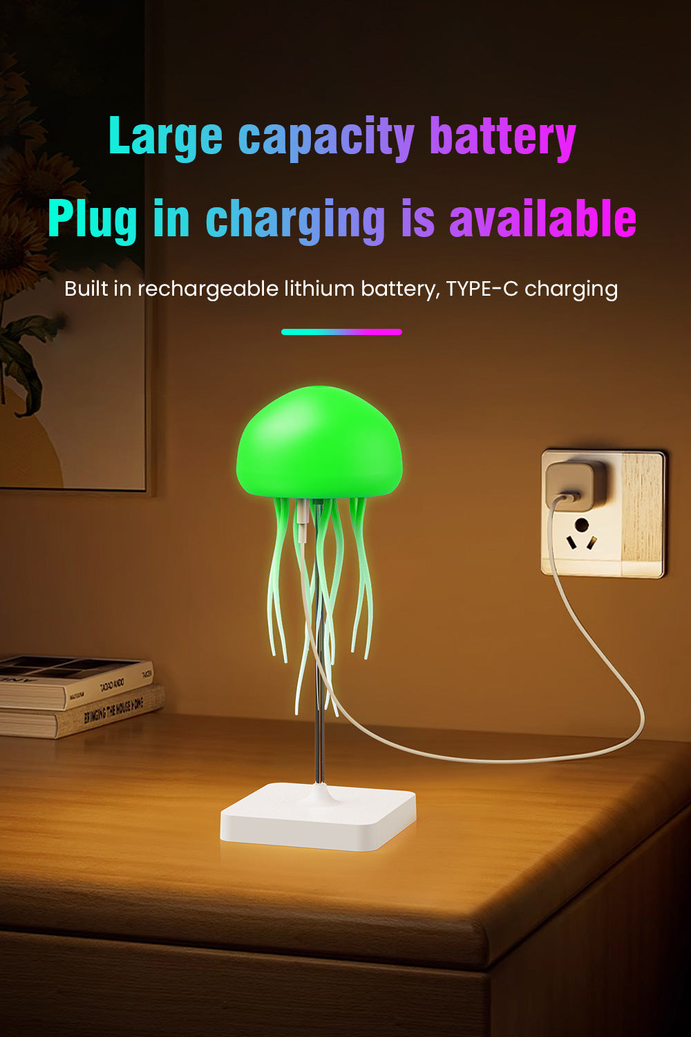 Voice Controlled Jellyfish Lamp