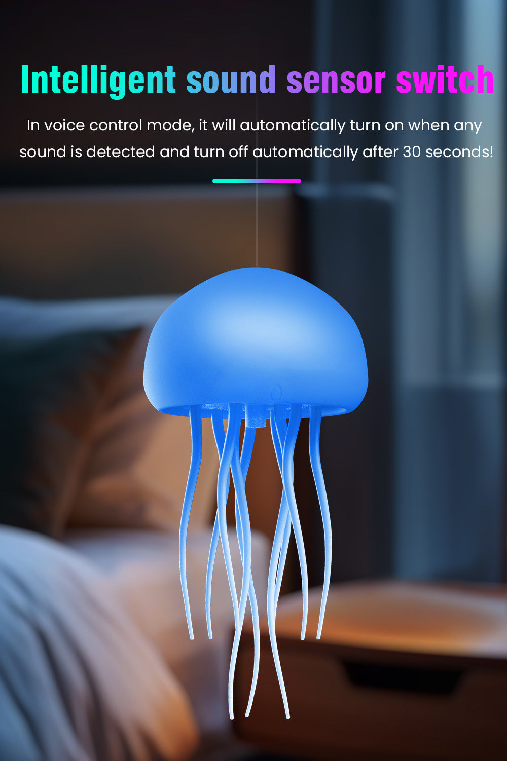 Voice Controlled Jellyfish Lamp